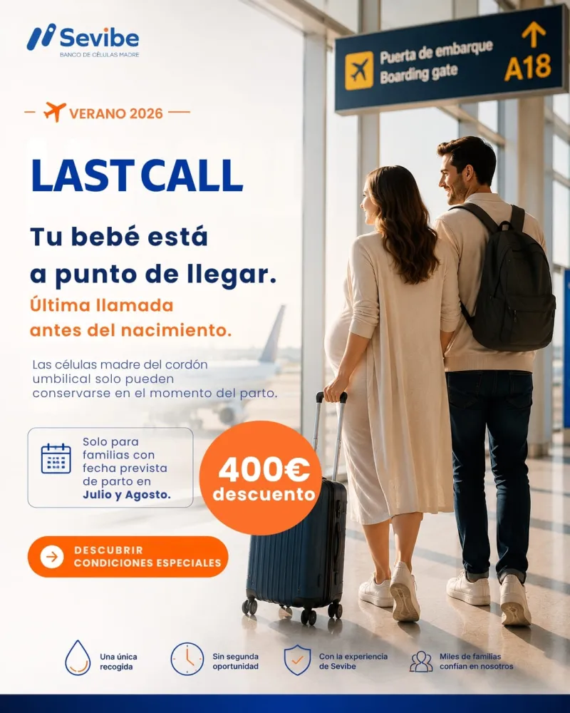 400 € de descuento! Células Madre Sevibe en Julio y Agosto