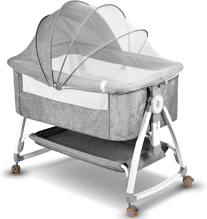 82,89 € - NIKYJM Cuna Colecho 3 en 1 Cuna Bebe Moises para Bebe Portatil