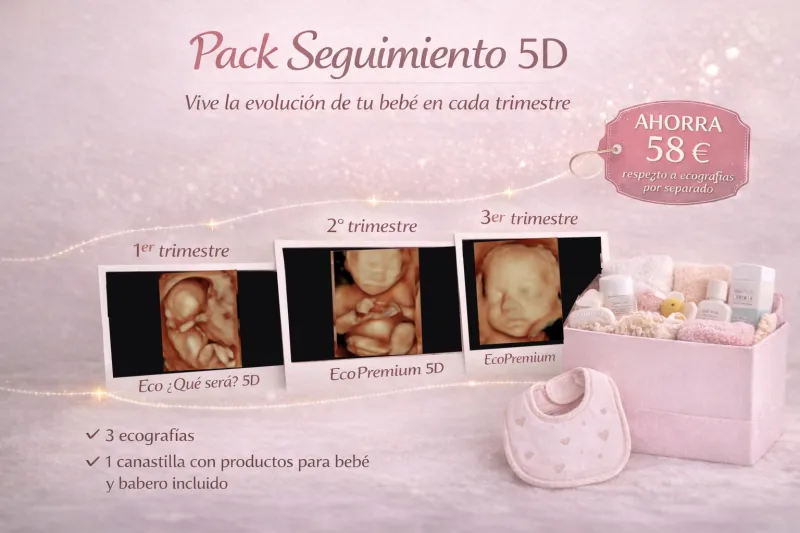 ECOMAMI5D ECOGRAFÍA 5D PACK SEGUIMIENTO GAVÀ-BARCELONA