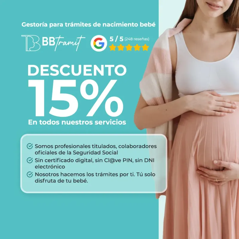 Todos los Trámites del Nacimiento - 15% de Descuento