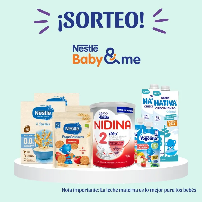Super Sorteo Canastilla Nestlé Baby&me de Regalo
