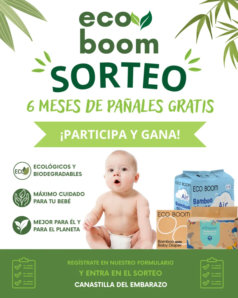 6 meses de Pañales Gratis - Super Sorteo